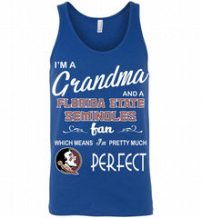 I'M A Grandma And A Florida State Seminoles Fan Tank - zezetee