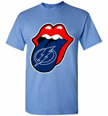 Tampa Bay Lightning  x The Rolling Stones Logo Shirt - zezetee