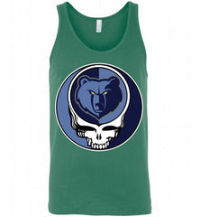 Memphis Grizzlies Grateful Dead Logo Band Tank - zezetee