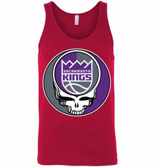Sacramento Kings Grateful Dead Logo Band Tank - zezetee