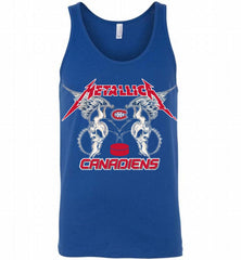 Metallica Montreal Canadiens Logo Tank - zezetee
