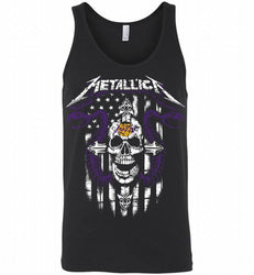 Metallica Snake Skull Los Angeles Lakers Logo Tank