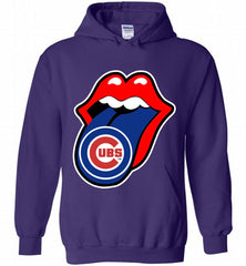 Chicago Cubs  x The Rolling Stones Logo Hoodie - zezetee