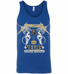 Metallica Vegas Golden Knights Logo Tank - zezetee