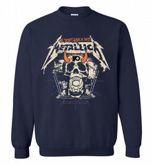 Metallica We Don't Give A Shit Philadelphia Flyers Crewneck Sweatshirt - zezetee