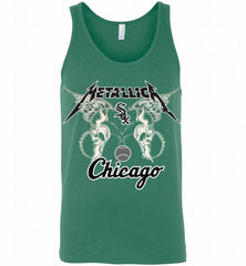 Metallica Chicago White Sox Logo Tank - zezetee