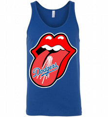 Los Angeles Dodgers  x The Rolling Stones Logo Tank - zezetee