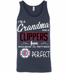 I'M A Grandma And A Los Angeles Clippers Fans Perfect Tank - zezetee