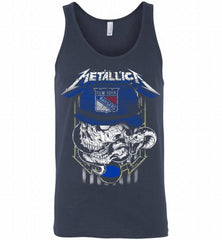 Metallica Skull Snake New York Rangers Tank - zezetee