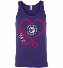 Nurse Heartbeat Minnesota Twins Tank - zezetee
