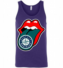 Seattle Mariners  x The Rolling Stones Logo Tank - zezetee