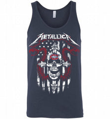 Metallica Snake Skull Montreal Canadiens Logo Tank - zezetee