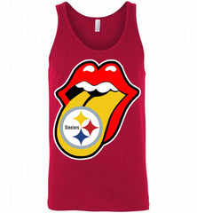 Pittsburgh Steelers  x The Rolling Stones Logo Tank - zezetee