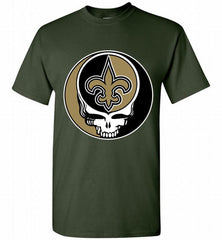 New Orleans Saints Grateful Dead Logo Band Shirt - zezetee