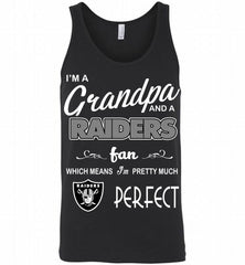 I'M A Grandpa And A Oakland Raiders Pretty Much Perfect Tank - zezetee