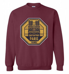 Pray For Paris Notre Dame Cathedral Fire 2019 Unisex Softstyle T-Shirt with Tear Away Label Notre-dame de Paris Crewneck Sweatshirt - zezetee