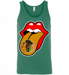 Chicago Blackhawks  x The Rolling Stones Logo Tank - zezetee