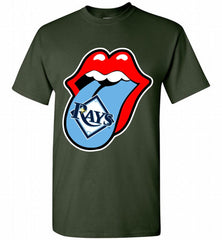 Tampa Bay Rays  x The Rolling Stones Logo Shirt - zezetee