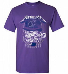 Metallica Skull Snake Tampa Bay Lightning Shirt - zezetee