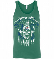 Metallica Texas Rangers Logo Tank - zezetee