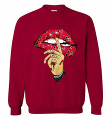 MLB Arizona Lip Shut The Fuck Up Crewneck Sweatshirt - zezetee