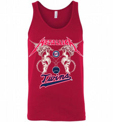 Metallica Minnesota Twins Logo Tank - zezetee