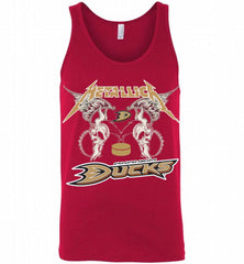 Metallica Anaheim Ducks Logo Tank - zezetee