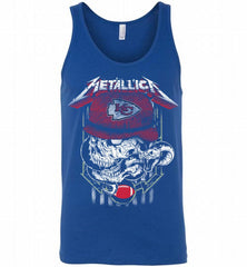 Metallica Skull Snake Kansas City Chiefs Tank - zezetee
