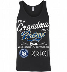 I'M A Grandma And A San Diego Padres Fans Gift Tank - zezetee