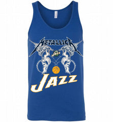 Metallica Utah Jazz Logo Tank - zezetee