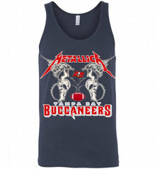 Metallica Tampa Bay Buccaneers Logo Tank - zezetee