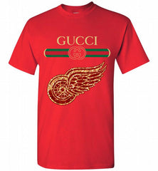 Gucci Detroit Red Wings Logo Shirt - zezetee