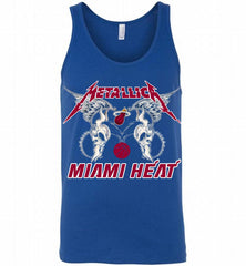 Metallica Miami Heat Logo Tank - zezetee