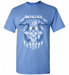 Metallica Snake Skull Vancouver Canucks Logo Shirt - zezetee