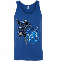 Deadpool Assassin Detroit Lions Fan Tank - zezetee
