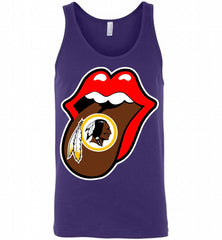 Washington Redskins  x The Rolling Stones Logo Tank - zezetee