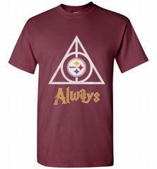 Pittsburgh Steelers deathly Hallows always trending gift Shirt - zezetee