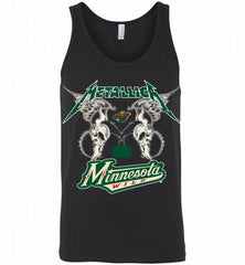 Metallica Minnesota Wild Logo Tank - zezetee