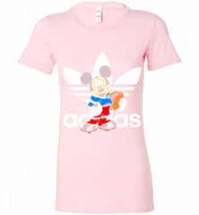 ADIDAS RUGBY MICKEY MOUSE DISNEY SPORTS Bella Ladies Tee - zezetee