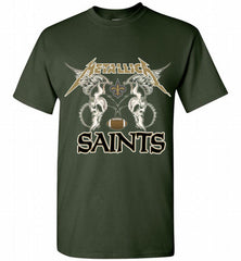 Metallica New Orleans Saints Logo Shirt - zezetee