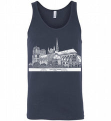 NOTRE DAME CATHEDRAL TEE Tank - zezetee