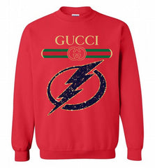 Gucci Tampa Bay Lightning Logo Crewneck Sweatshirt - zezetee