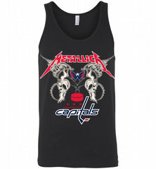 Metallica Washington Capitals Logo Tank - zezetee