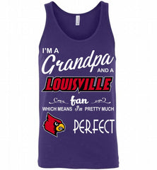 I'M A Grandpa And A Louisville Cardinals Fan Tank - zezetee