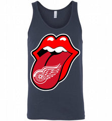 Detroit Red Wings  x The Rolling Stones Logo Tank - zezetee