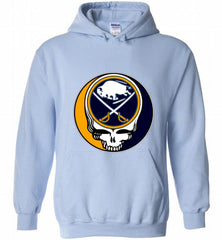 NHL TEAM BUFFALO SABRES X GRATEFUL DEAD LOGO BAND Hoodie - zezetee