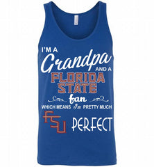 I'M A Grandpa And A Florida State Seminoles Fan (2) Tank - zezetee