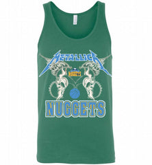 Metallica Denver Nuggets Logo Tank - zezetee