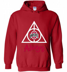 OHIO STATE BUCKEYES DEATHLY HALLOWS ALWAYS GIFT Hoodie - zezetee