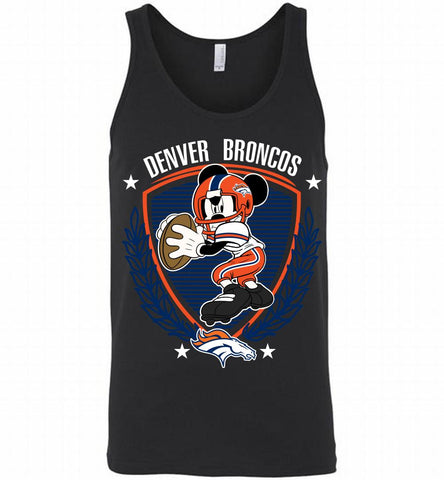 Disney Mickey Denver Broncos Team Tank - zezetee